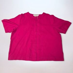 Laura & Jayne Two Collection Pink Vintage Blouse